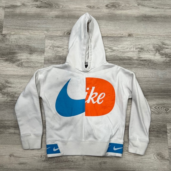 Nike Hoodie Pullover Graphic Logo Activewear Casual Comfy Kid's‎ Size M - Picture 1 of 8